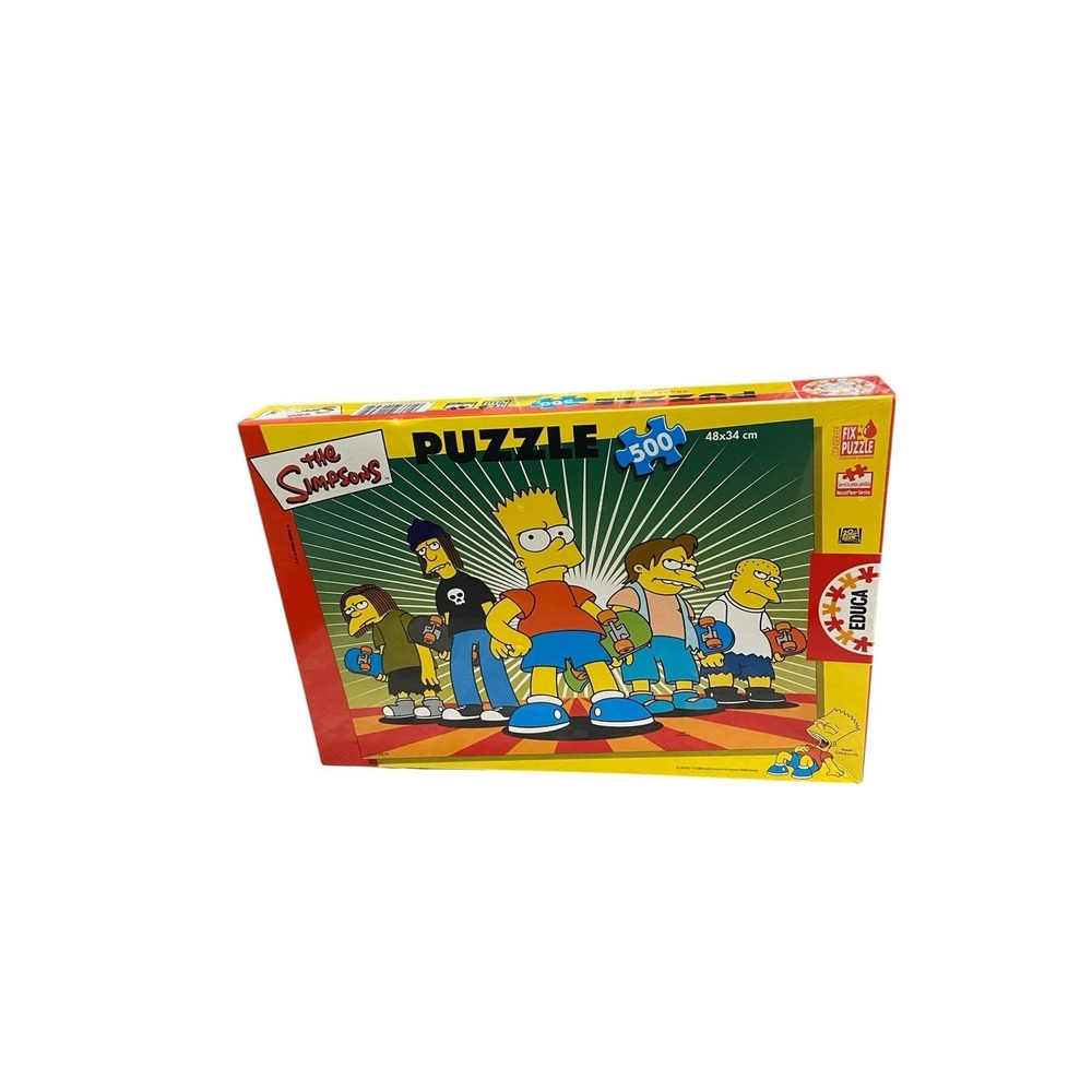 Educa The Simpsons 500 Piece Puzzle #17195 Factory Sealed 2002 Bart FOX